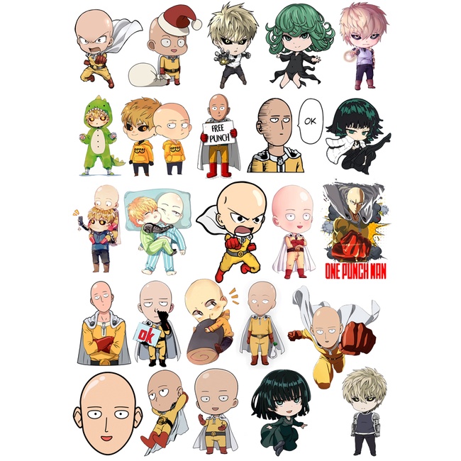 sticker one punch man / hình dán one punch man