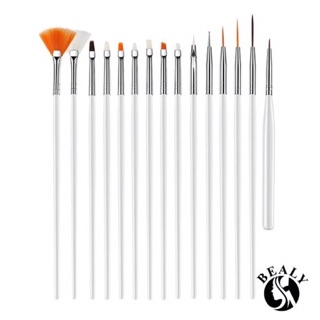 Set cọ sơn vẽ móng 15 cây