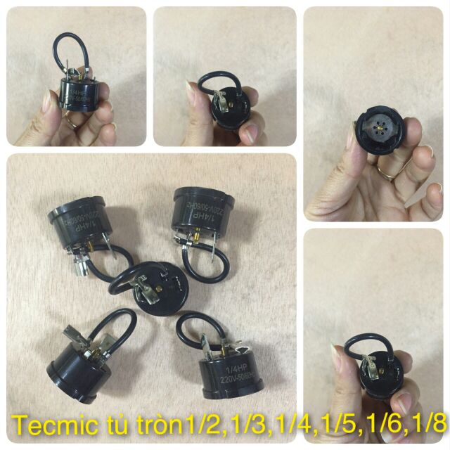 Combo 3 Tecmic Tủ Lạnh Loại Tròn 1/2, 1/3, 1/4, 1/5, 1/6, 1/8 HP