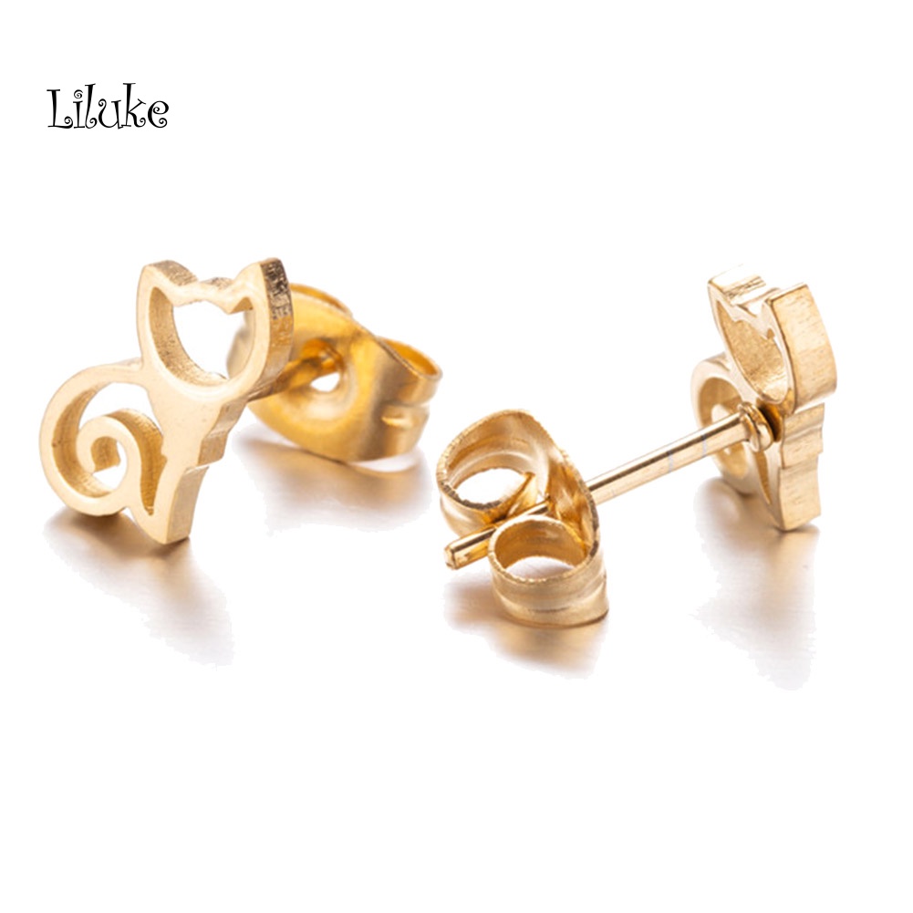 Đôi Khuyên Tai HìNh Chú MèO Dễ Thương ThờI Trang Cho Nữ