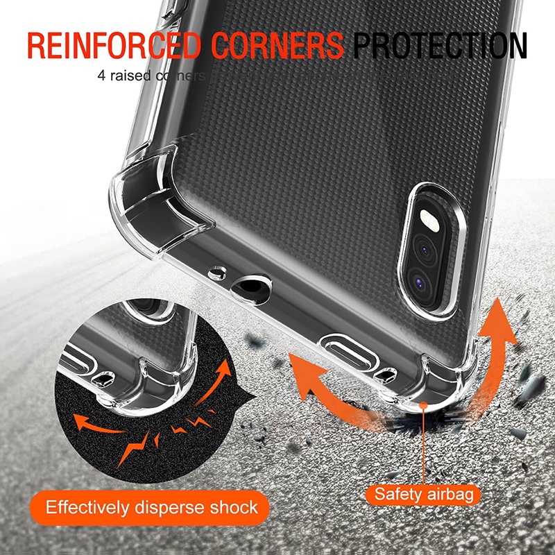 Dành Cho Samsung Galaxy Xcover 6 Pro 7 5 4 Crystal Clear Cover Chống Trầy Xước Vỏ Điện Thoại TPU Chống Sốc