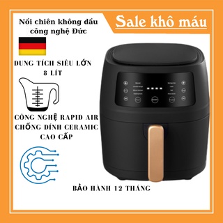 Nồi chiên không dầu Silvercrest 8L,Hàng Chính Hãng Đức Thanh lý giá rẻ