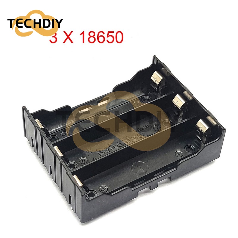 Hộp Đựng Pin 18650 1X 2X 3X 4X 18650 18650 1 2 3 Pin 4 Ngăn DIY