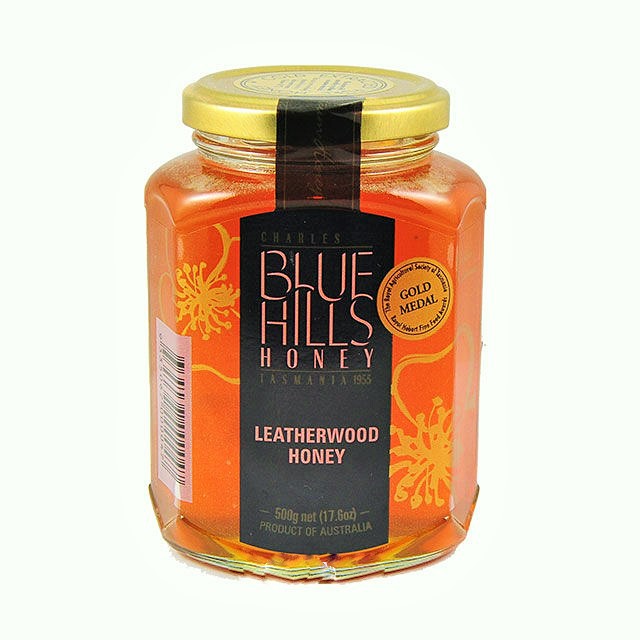 Mật Ong Leatherwood Blue Hills Rừng Nguyên Sinh Tasmania Úc 500gr