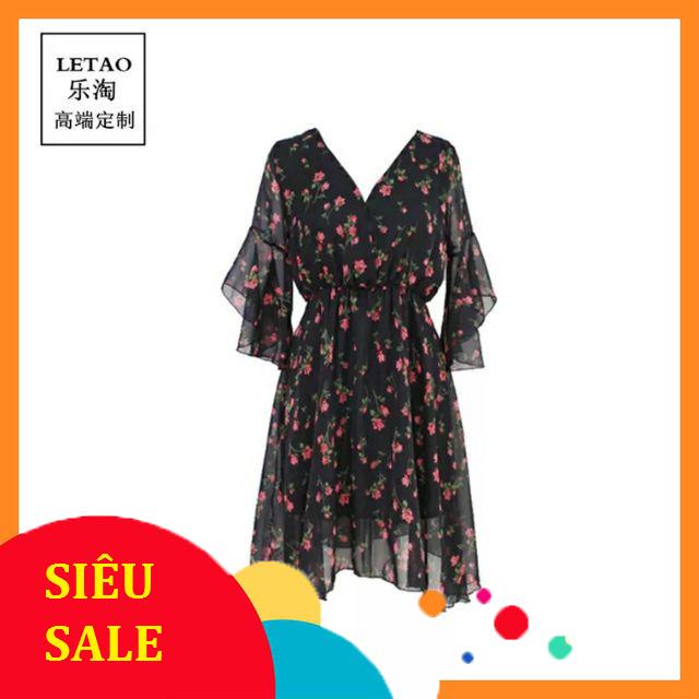 ( Hàng order ) Váy hoa nhí vải voan - sẵn trắng s  hagauorder hagauorder | BigBuy360 - bigbuy360.vn