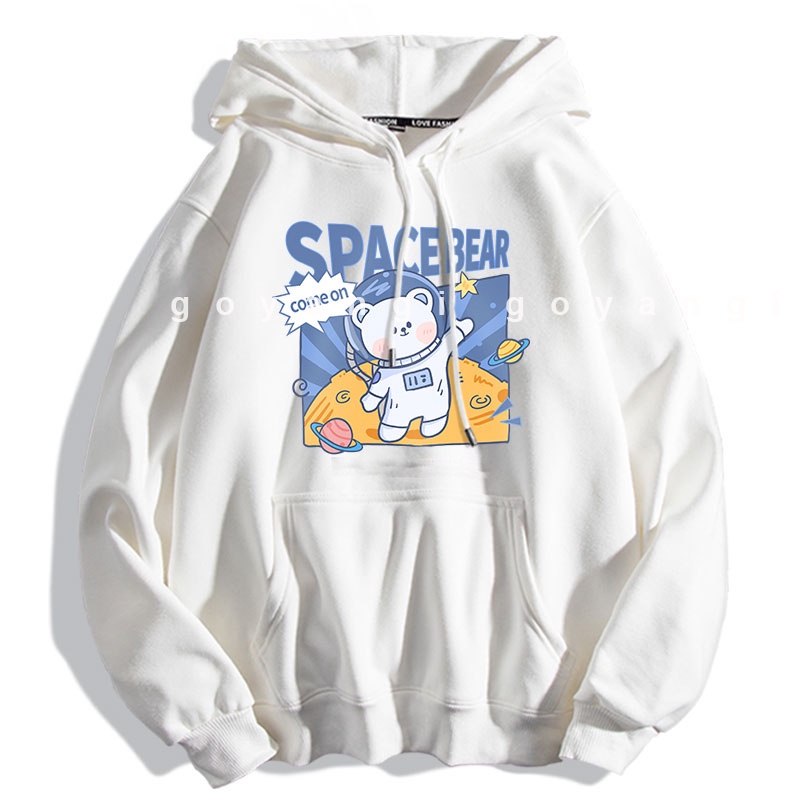 Áo Hoodie GYG Unisex Space Bear Form Rộng Oversize Phong Cách Hàn Quốc | BigBuy360 - bigbuy360.vn