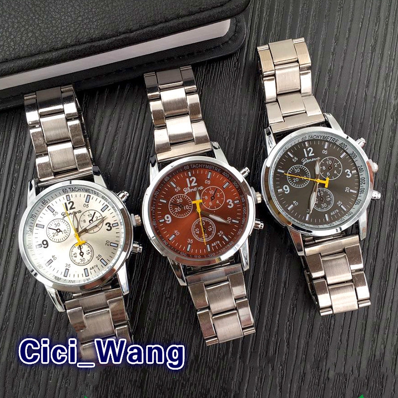 Metal Steel Wrist Watch Jam Tangan Đồng Hồ Thể Thao Nam Hàn Quốc Thời Trang Unisex Thể Thao Kim Digital