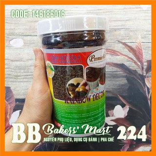 Cốm Socola CHOCOLATE dài Rainbow Decor PREMIER WIN - Hủ 500gr