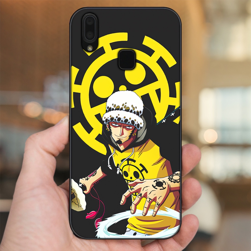 Ốp lưng Vivo Y91, Y95 viền đen in hình Law One Piece