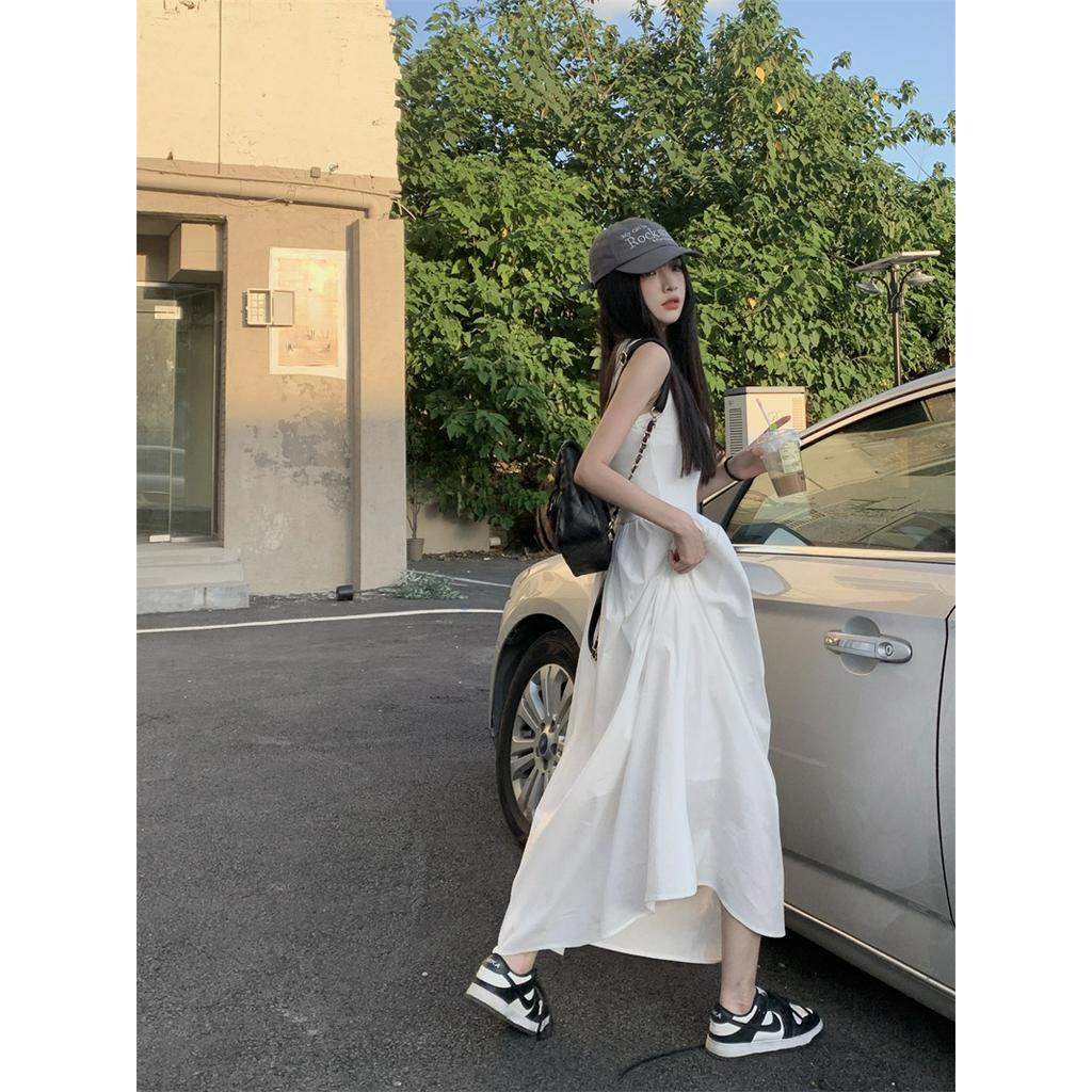 Đầm Dài Không Tay Ôm Eo Thời Trang Mùa Hè Dành Cho Nữ