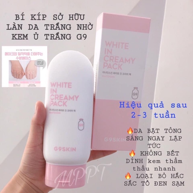 Dưỡng trắng G9skin white in creamy pack