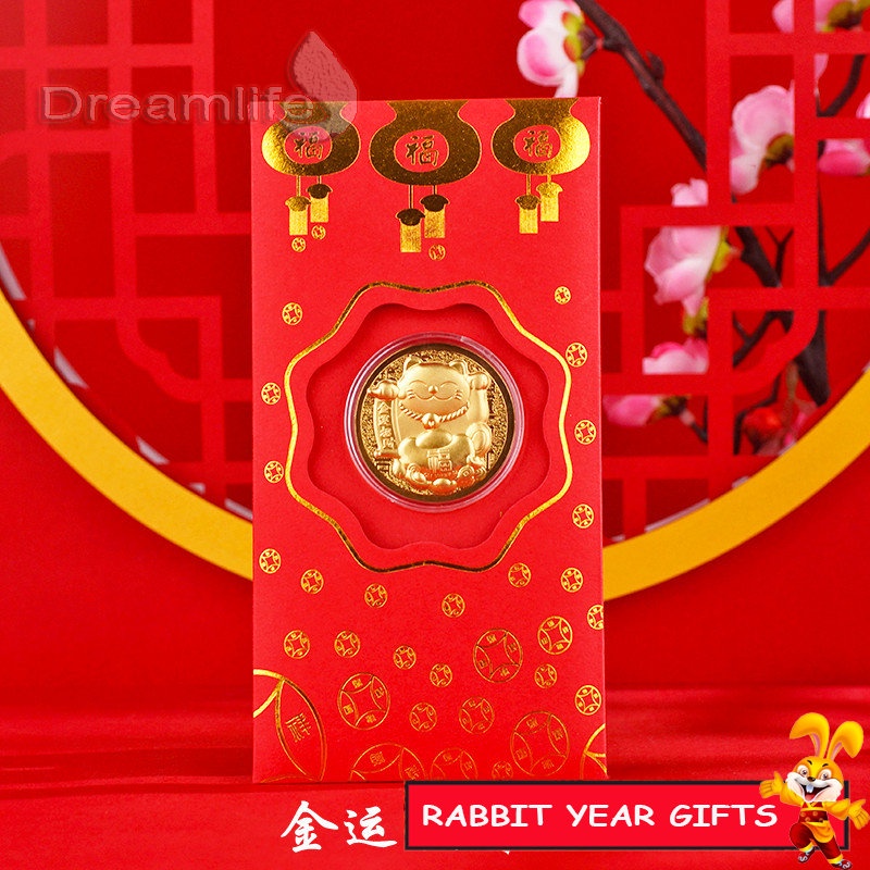 Bao Lì Xì Hình Mèo May Mắn Cho Năm Mới 2023