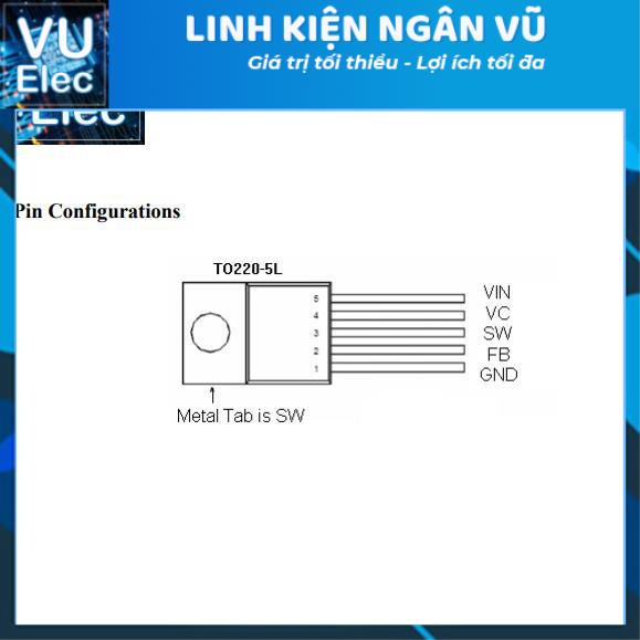 IC Nguồn xung XL4016 TO220-5 - Họ XL25xx