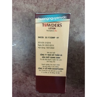 Towders Lotion dạng sữa