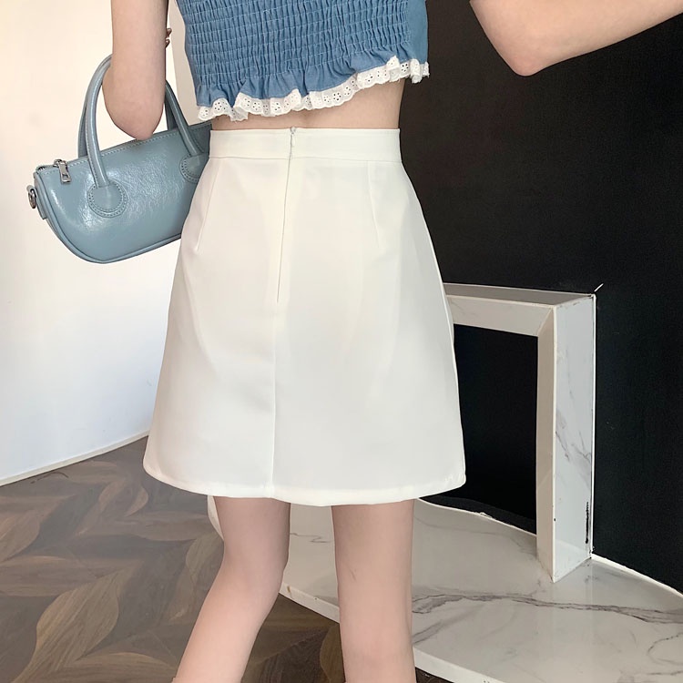 Chân váy SUXI dáng chữ A thiết kế thời trang phong cách Hàn Quốc cho nữ