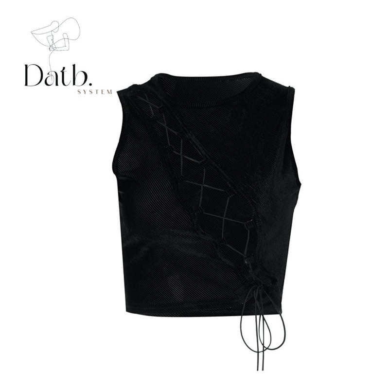 Áo Croptop Dây Đan Chéo DATB Cá Tính CTDC0001