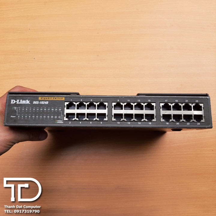 Switch 16 port và 24 port cũ chuẩn gigabit nhiều hãng thanh lý còn dùng tốt - switch 16 port, 24 port 10/100/1000Mbps