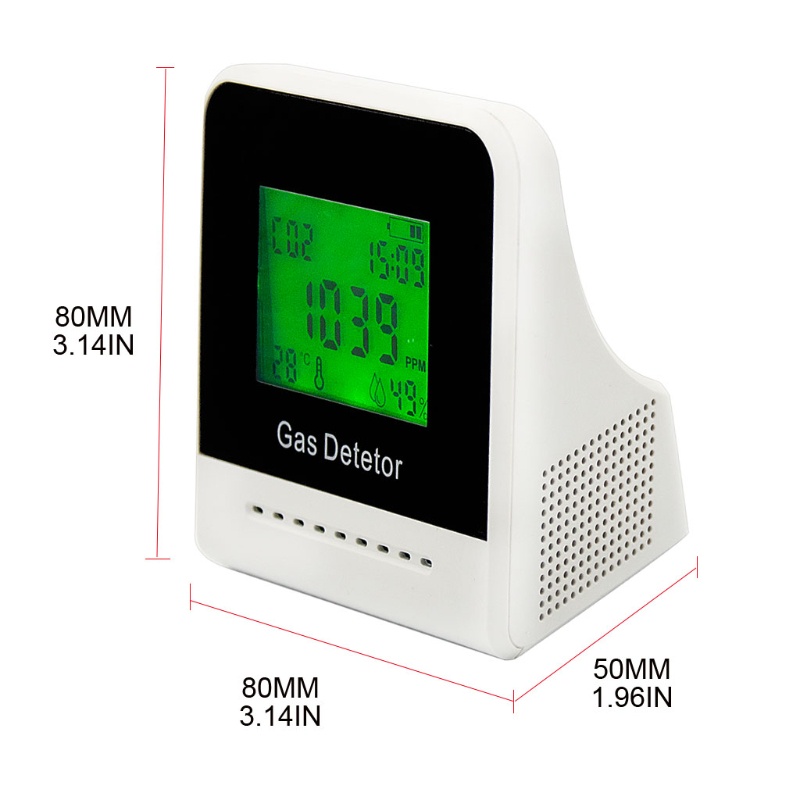 Thiết Bị Phát Hiện Độ Ẩm Không Khí Carbon Dioxide Có Chức Năng Báo Động Trong Nhà