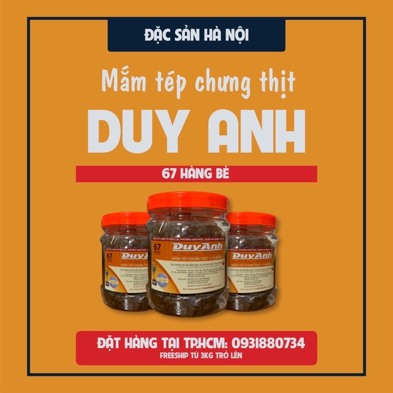 Mắm tép chưng thịt Duy Anh - 67 Hàng Bè(Hộp 500g)