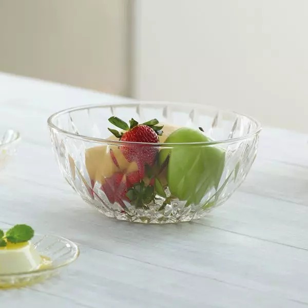Bát Tô Thủy Tinh,Tô Canh Cao Cấp Ocean, Bát Khía Dùng Được Trong Lò Vi Sóng, Đường Kính 20cm- P00124