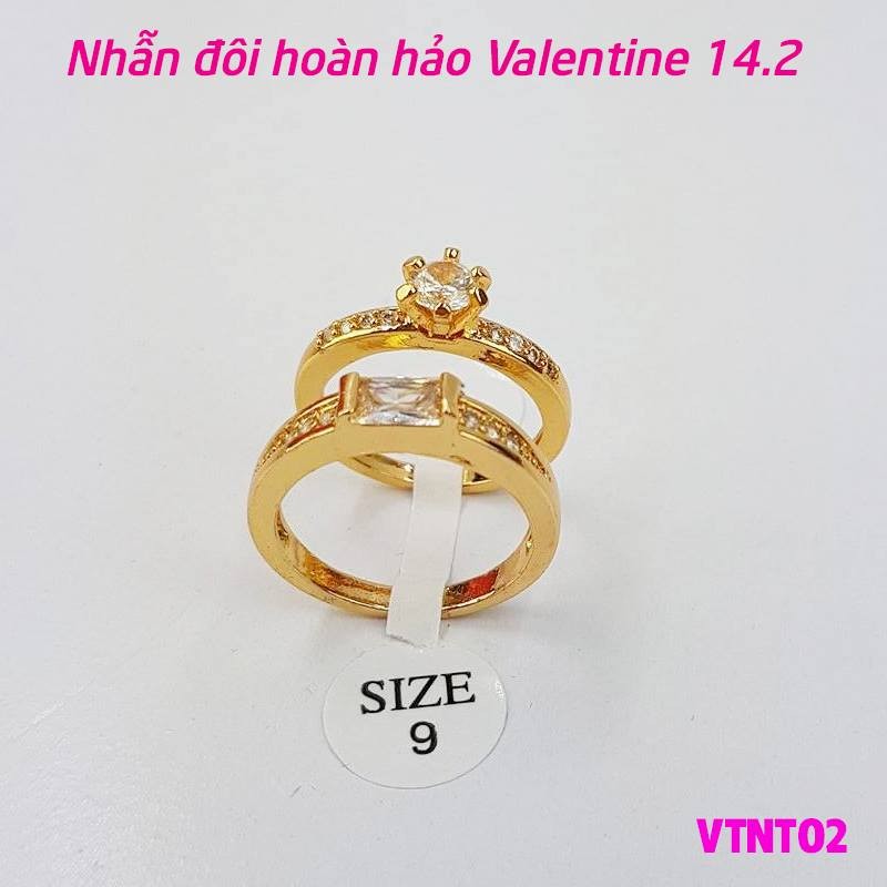 Cặp Nhẫn Đôi Ngày Lễ Tình Yêu VTNT02
