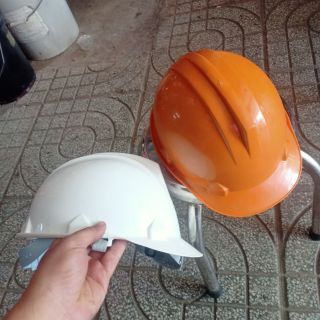 Nón bảo hộ 2 màu trắng và vàng