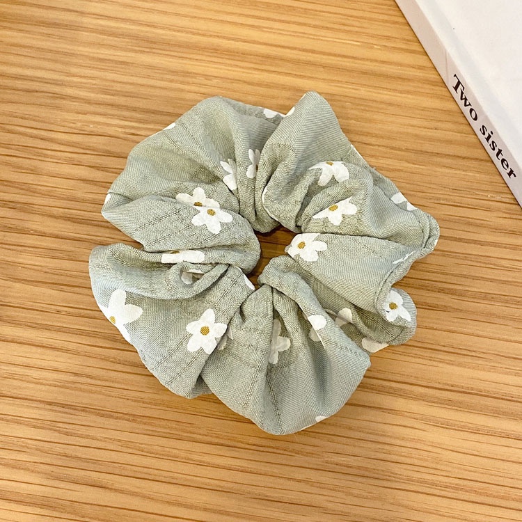 Dây cột tóc màu xanh lá cây thời trang mùa hè