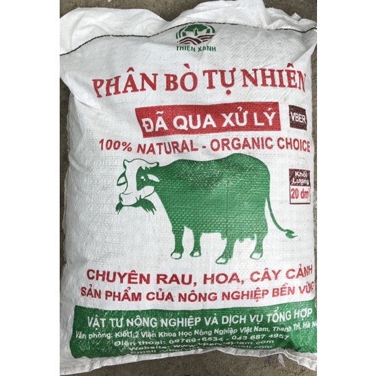 Phân bò tự nhiên đã qua xử lý 20dm3