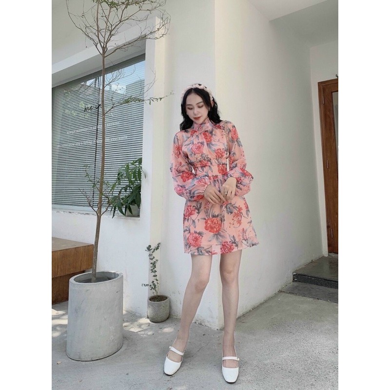 ẢNH THẬT TRẢI SÀN - ĐẦM HOA HỞ LƯNG