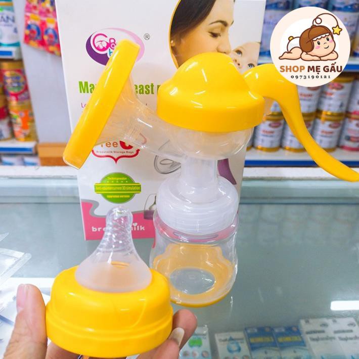 Máy hút sữa bằng tay PPSU GB Baby Hàn Quốc - Tặng 6 túi đựng sữa