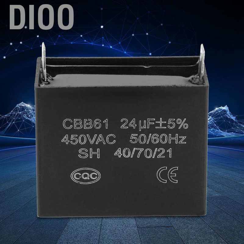 Tụ Điện Didoo Cbb61 450v Ac 24uf 50 / 60hz Cho Máy Phát 400 350 300 250vac