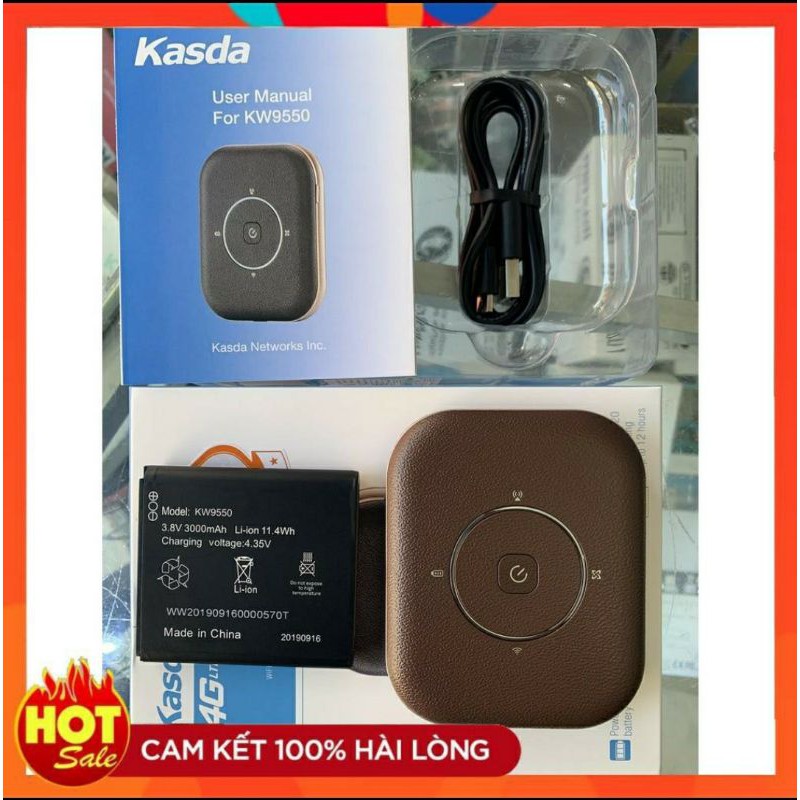 Thiết bị phát sóng Wifi từ sim 4G Kasda KW9550 4G LTE | BigBuy360 - bigbuy360.vn