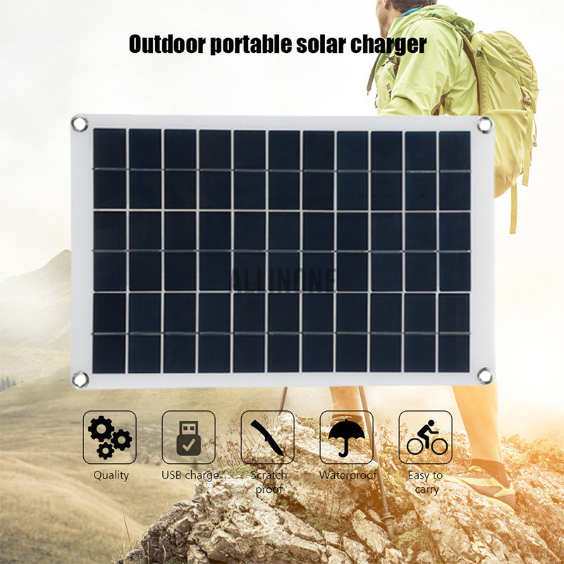Tấm Pin Năng Lượng Mặt Trời Allinone 100w 12v 0-100A Solar panel