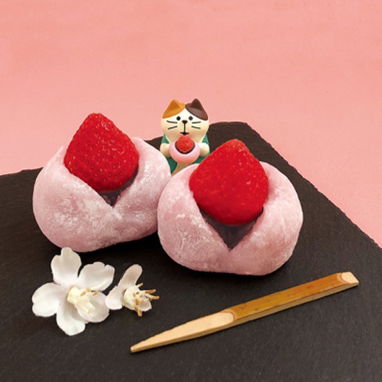 DECOLE❤Dụng Cụ Trang Trí Thức Ăn Phong Cách Nhật Bản Độc Đáo❤Nhân Vật Hoạt Hình fuji cherry trip, fuji cherry cat D20-58