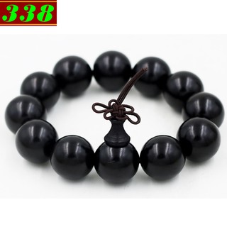 Hạt chuỗi đeo tay gỗ mun 20 ly ( size XXL ), vòng tay chuỗi hạt