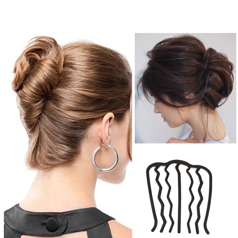 Lược Cài Tóc Chữ U Thiết Kế Đơn Giản Phong Cách Hàn Quốc Cho Nữ