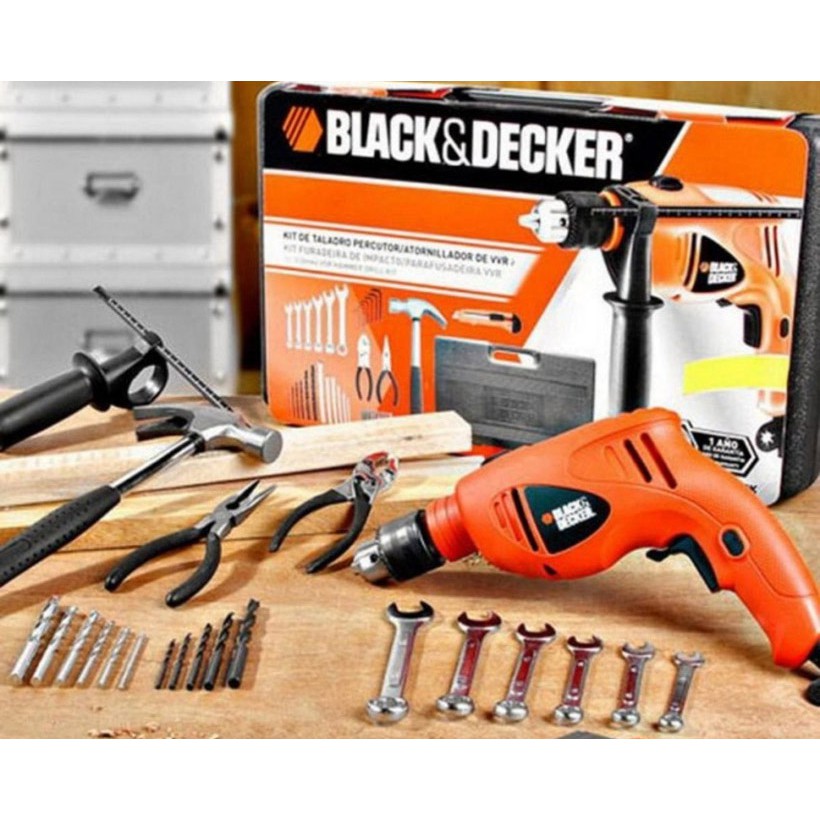 Bộ máy khoan búa BLACK & DECKER HD560K-B1
