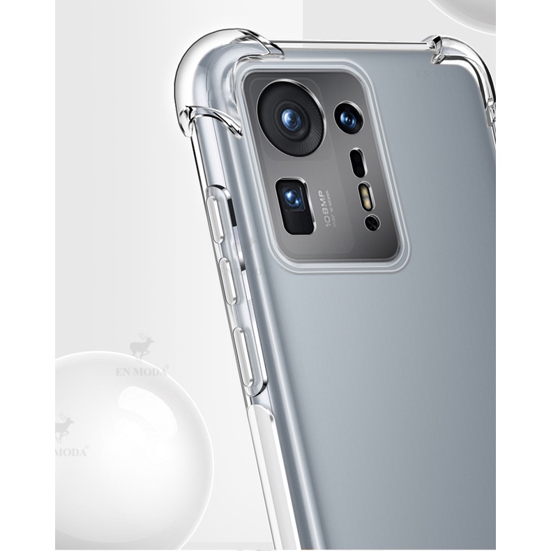 Ốp lưng Xiaomi Mix 4 dẻo trong suốt lồi 4 góc ôm khít máy lâu ố vàng