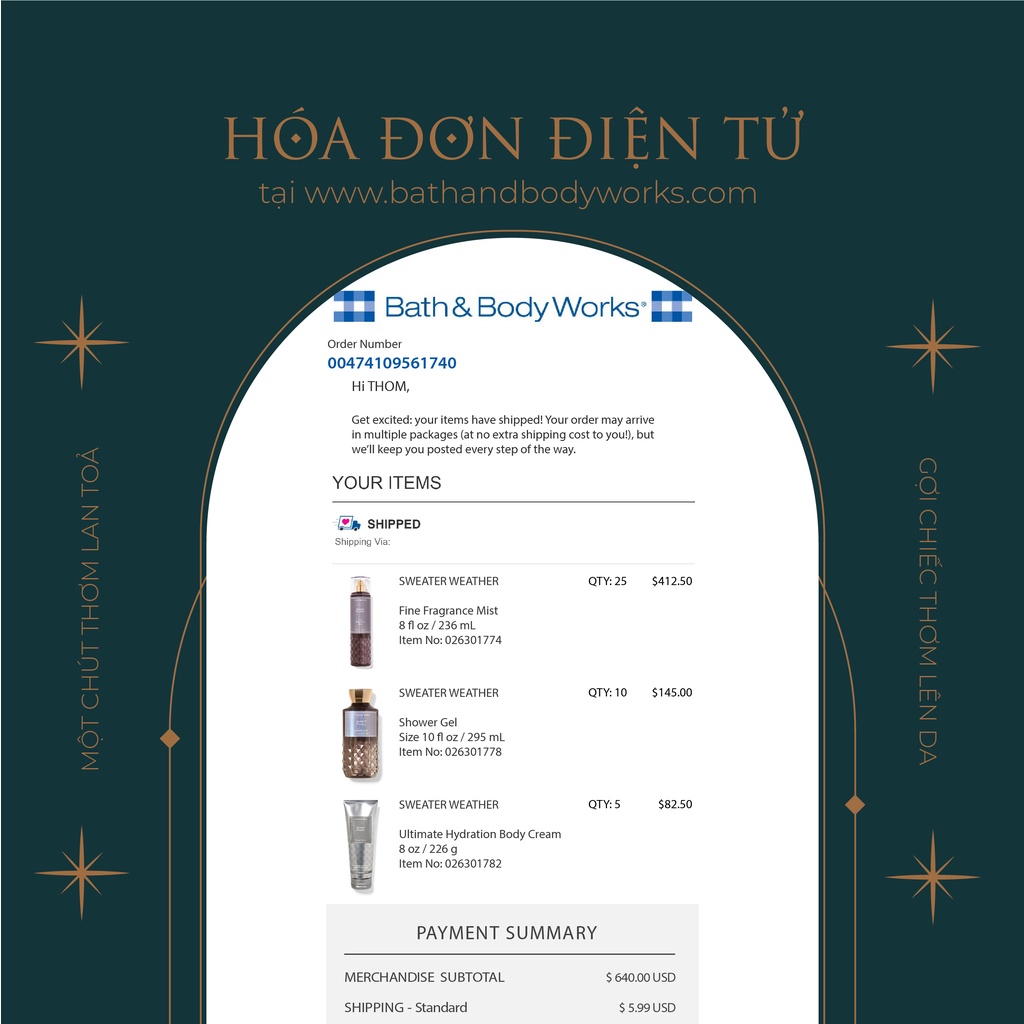 SWEATER WEATHER | Sản Phẩm Tắm Dưỡng Xịt Thơm Toàn Thân Bath &amp; Body Works