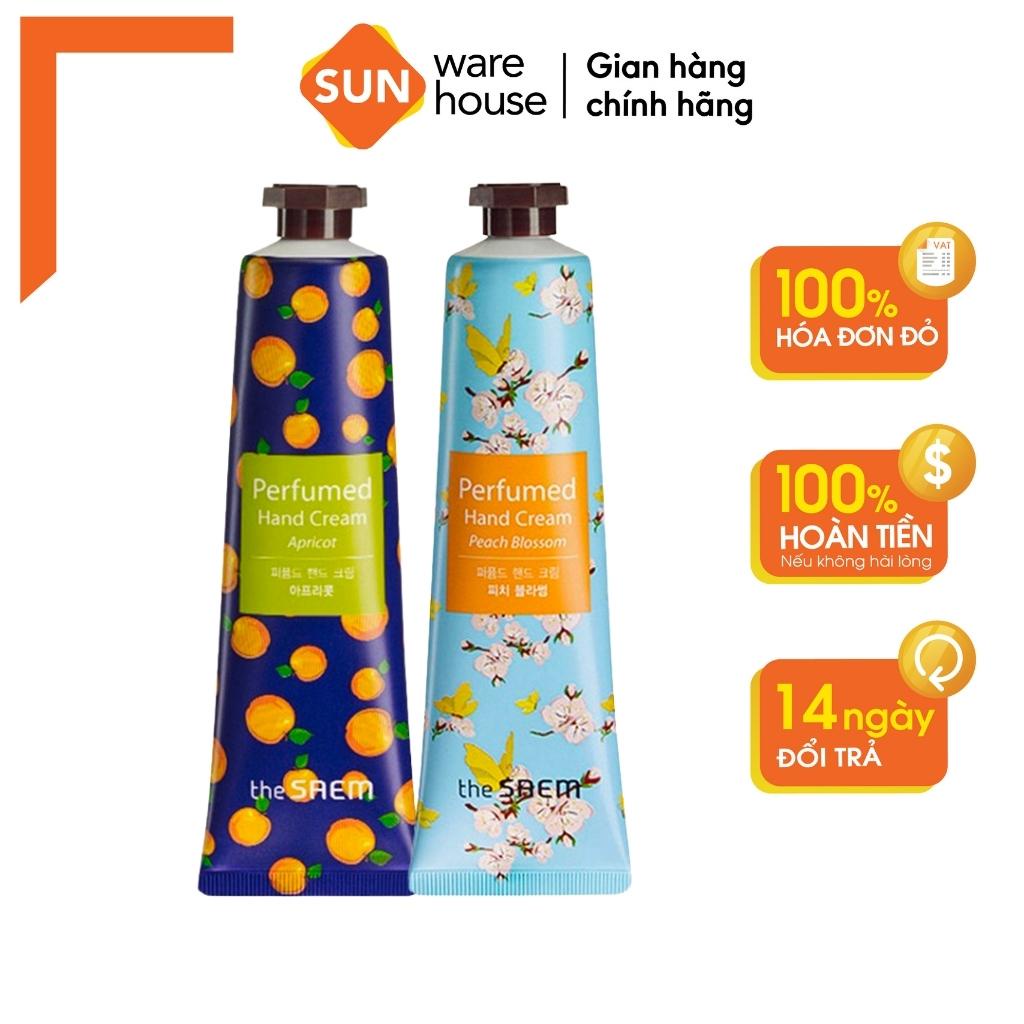 Kem Dưỡng Da Tay Giúp Làm Mịn, Tăng Độ Đàn Hồi Cho Da Hương Nước Hoa The Saem Perfumed Hand Cream 30ml