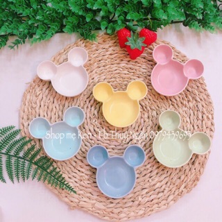 Bát sứ ăn dặm hình mickey mini 60ml dành riêng cho bé ADKN