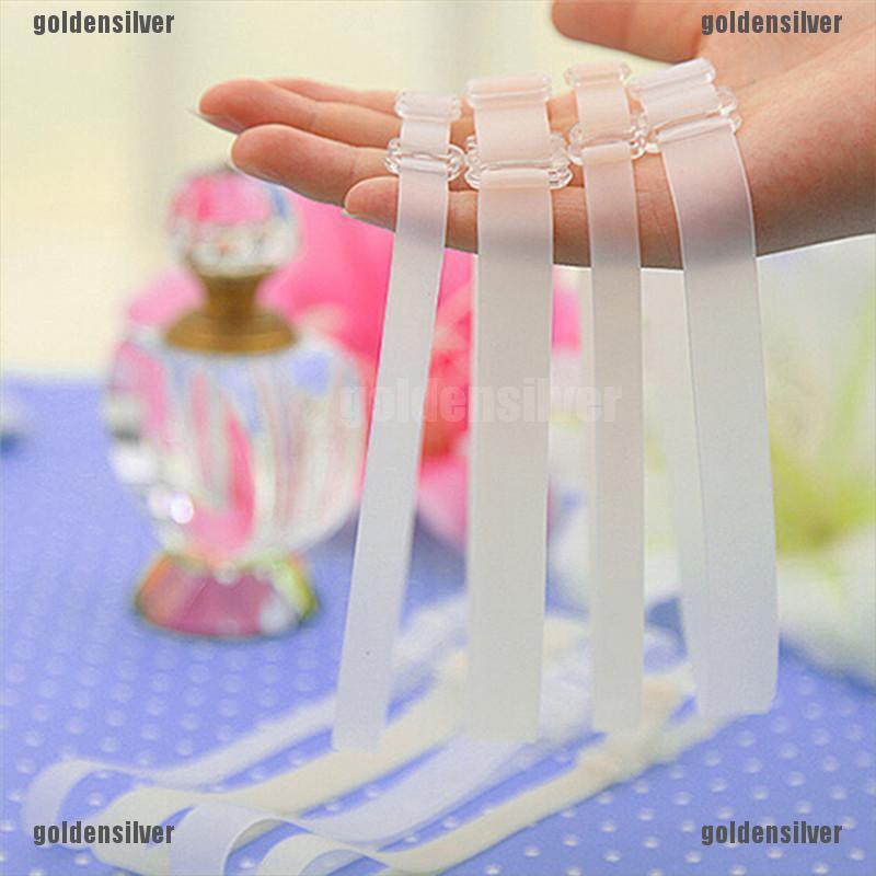 Bộ 2 Cặp Dây Áo Ngực Silicon Trong Suốt 1.5Cm Có Thể Điều Chỉnh