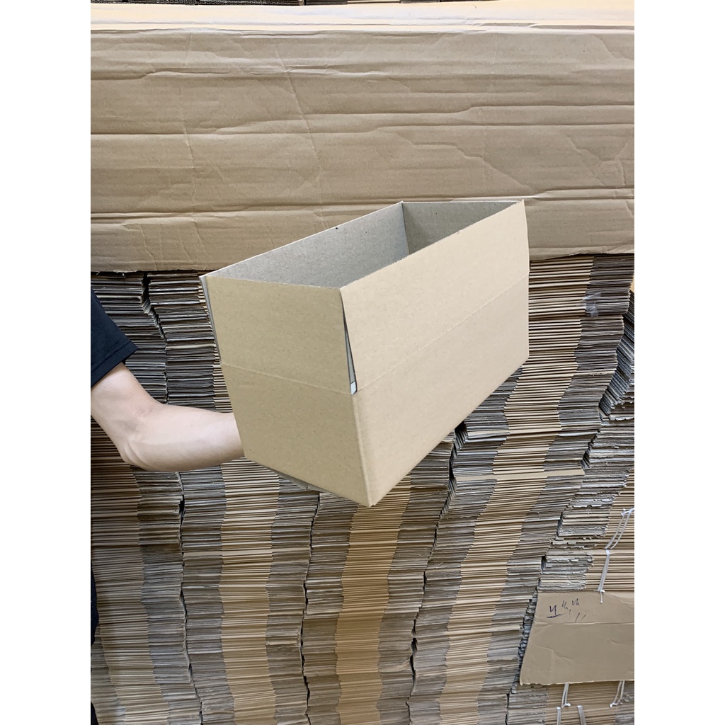 Combo 50 hộp carton đóng gói hàng 30x15x10 - Bao bì Gia Nguyễn