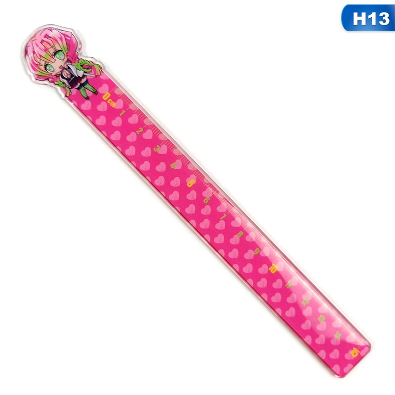 Thước Kẻ Acrylic In Họa Tiết Anime Demon Slayer:Kimetsu No Yaiba Dễ Thương Dùng Cho Học Sinh/Văn Phòng