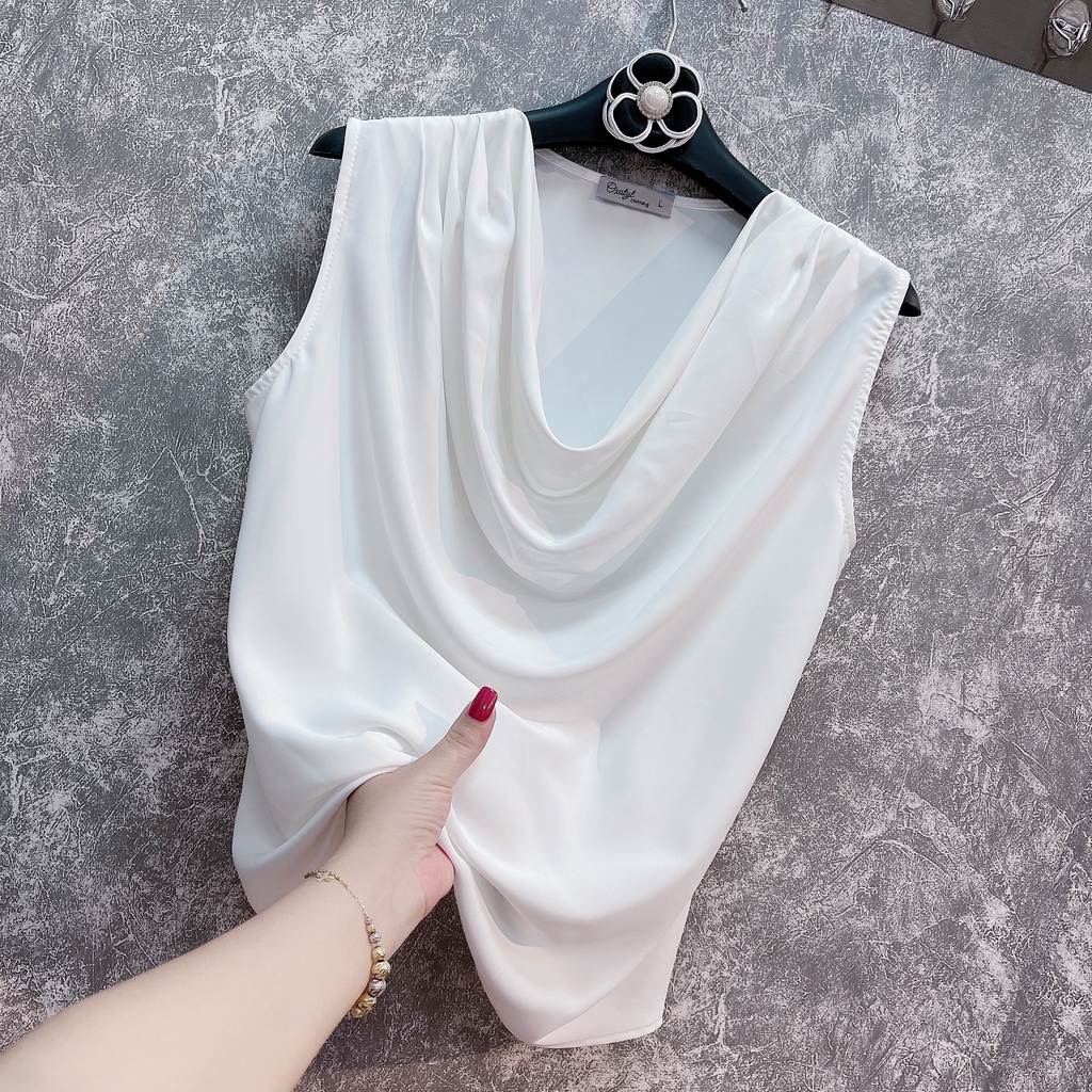 🌸 Áo cổ đổ áo đẹp cổ đổ sang trọng/ Áo sơ mi kiểu đẹp/ áo sát nách đẹp sang chảnh