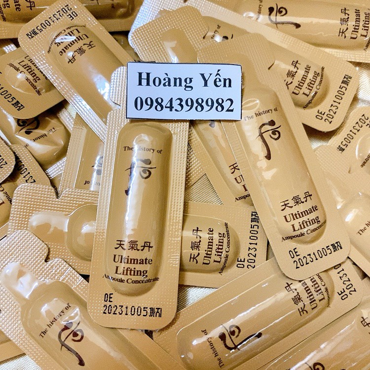 Tinh chất nâng cơ ngừa lão hoá Whoo Ultimate Lifting [05 ống]