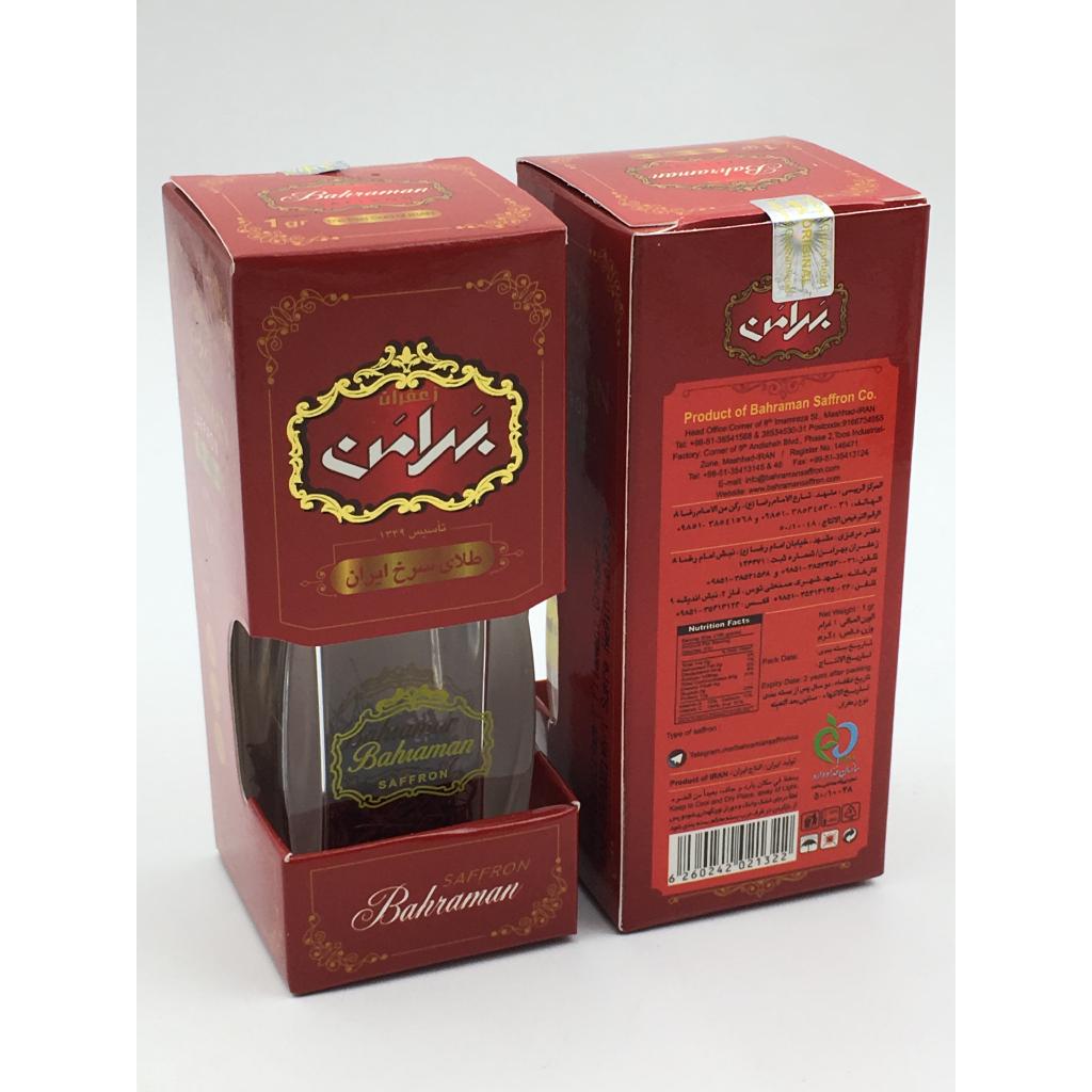 1gr Nhụy Hoa Nghệ Tây Saffron Bahraman Loại Negin của Iran