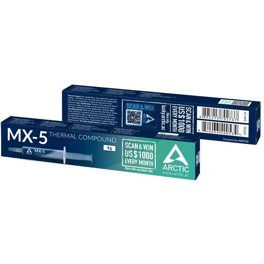 Keo Tản Nhiệt CPU Arctic MX-5 Thermal Compound - Mẫu Mới Nhất 2021