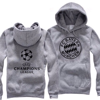 Áo unisex Hoodie in nỉ bông nhiều màu (35-68kg). H-FC câu lạc bộ bóng đá