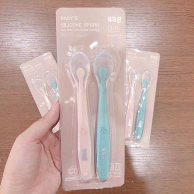 SÉT 2 THÌA SILICONE AAG